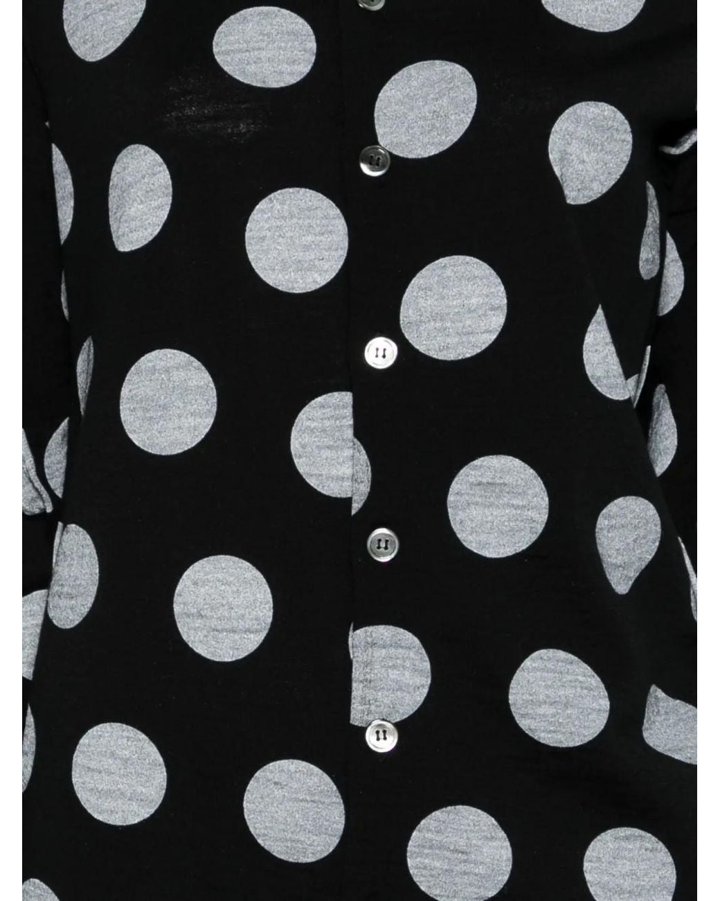 Junya Watanabe Black Dotted Wool Sweater