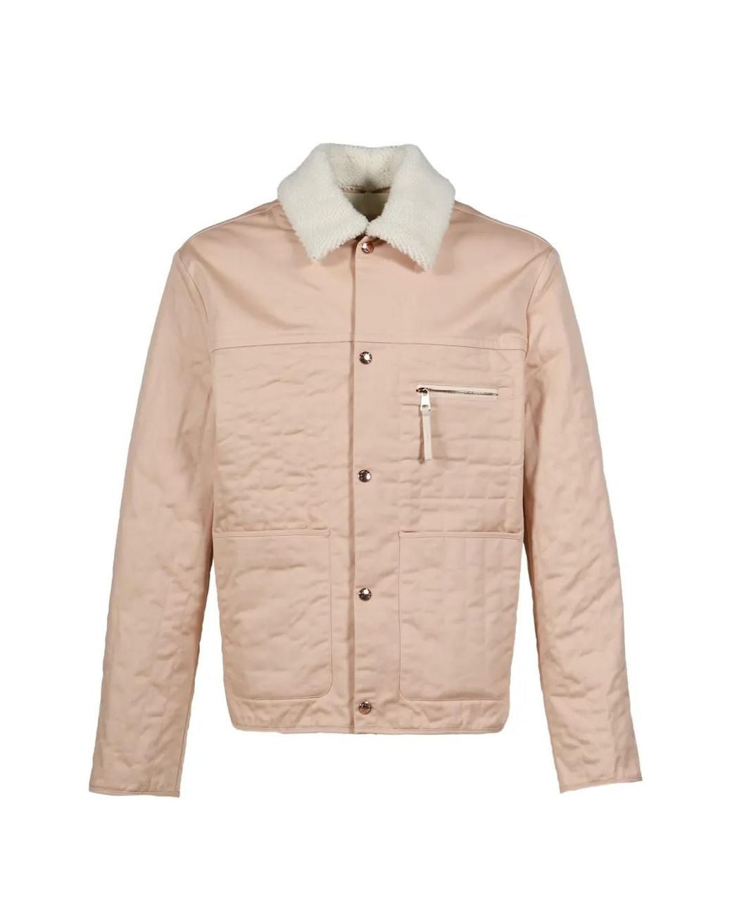Moncler Natural X Gilga Farm By Donald Glover Kishus Padded Shirt Jacket for men