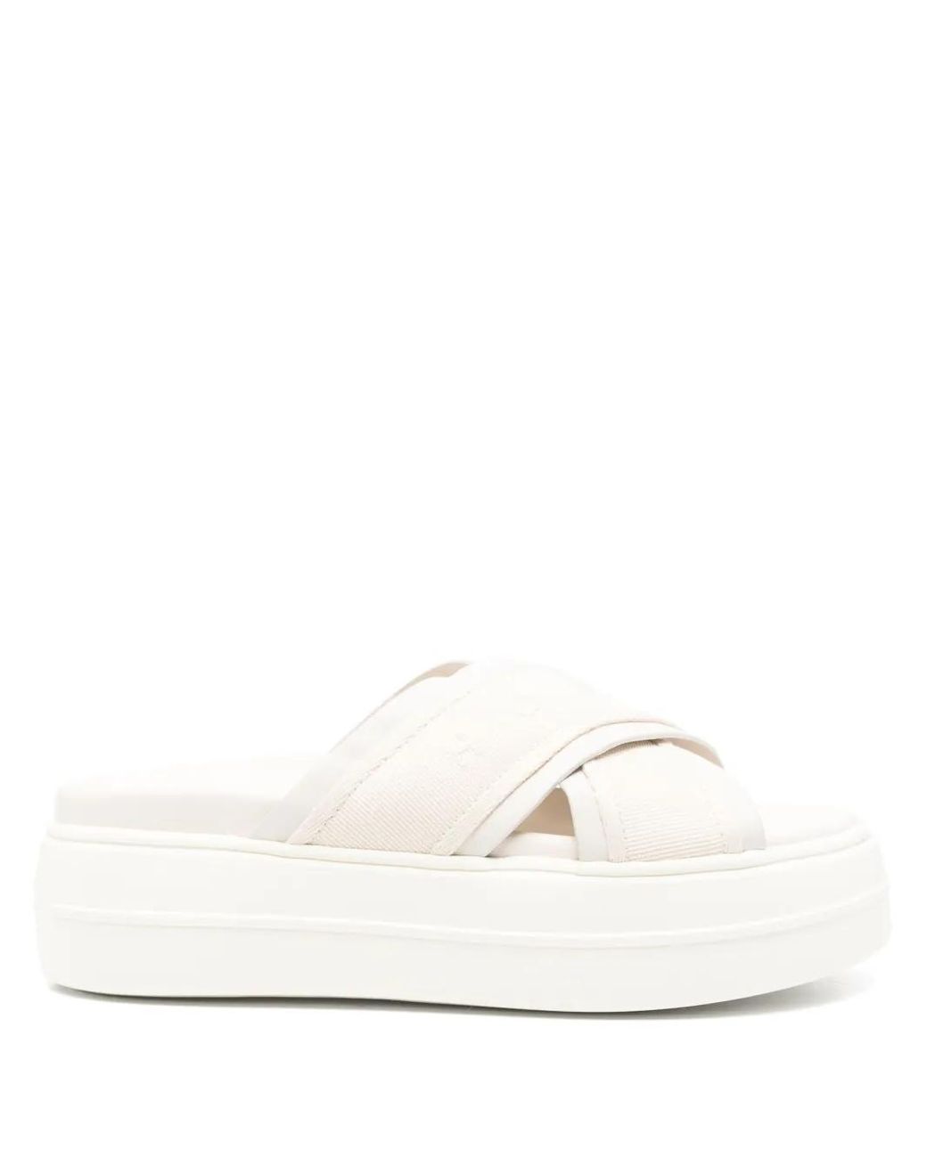 Hogan White Skyscraper Sandalen