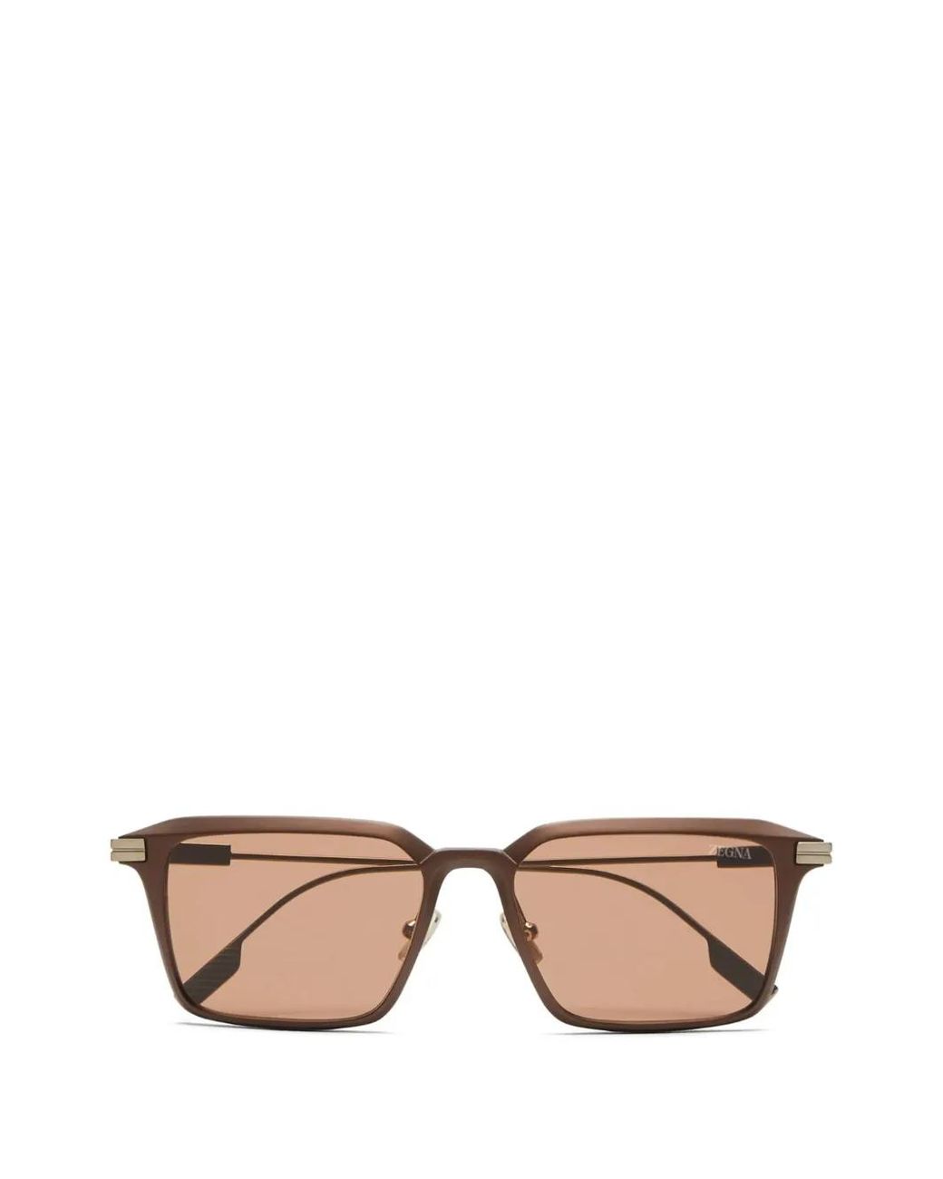 Zegna Pink Square-Frame Sunglasses for men