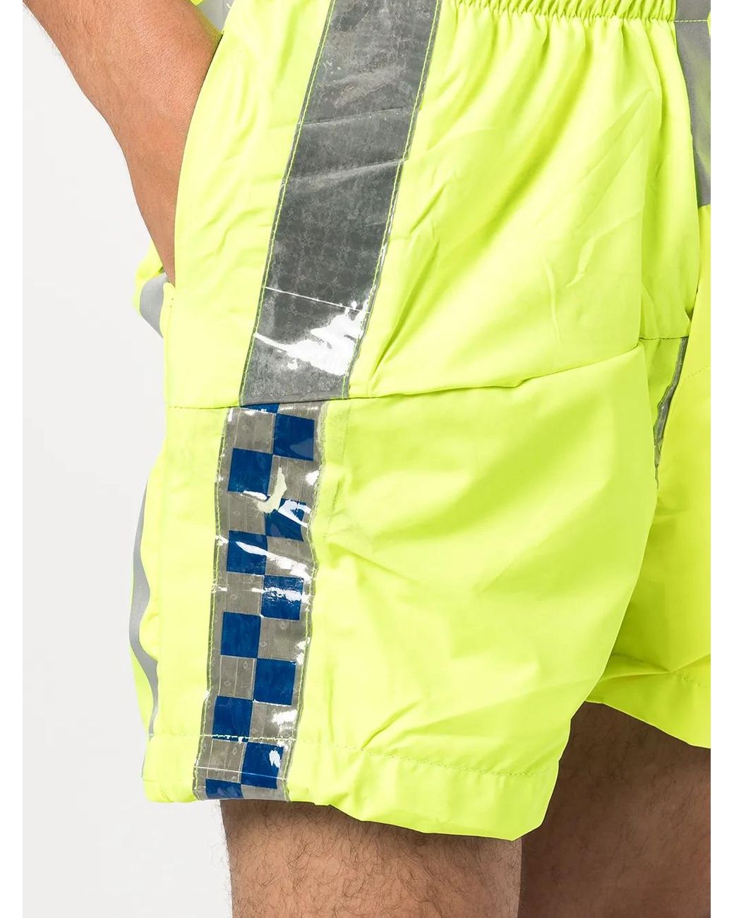 GALLERY DEPT. Yellow Toxic Zuma Shorts for men