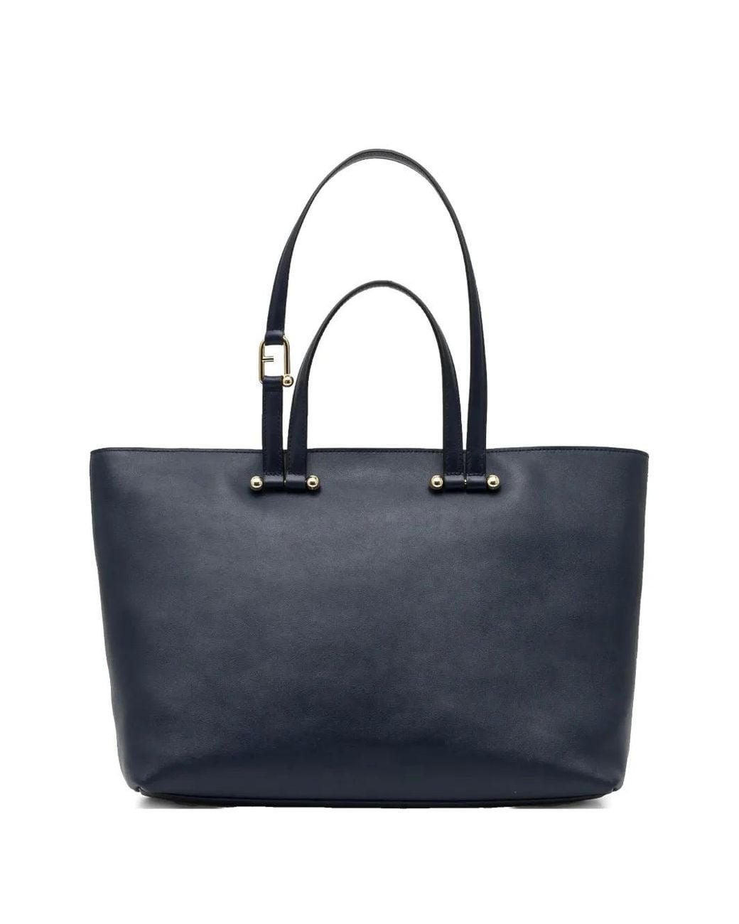 Furla Blue Duetto Tote Bag