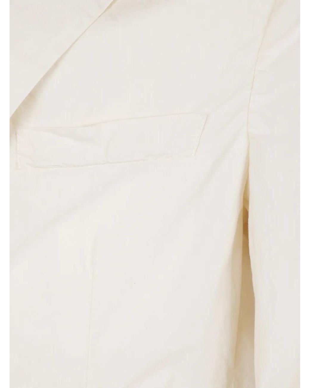 Barena White Front-Pocket Jacket for men