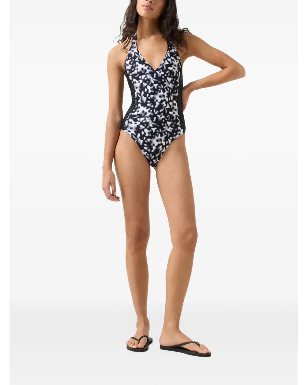 Bogner Fire + Ice Blue Zahara Halterneck Swimsuit
