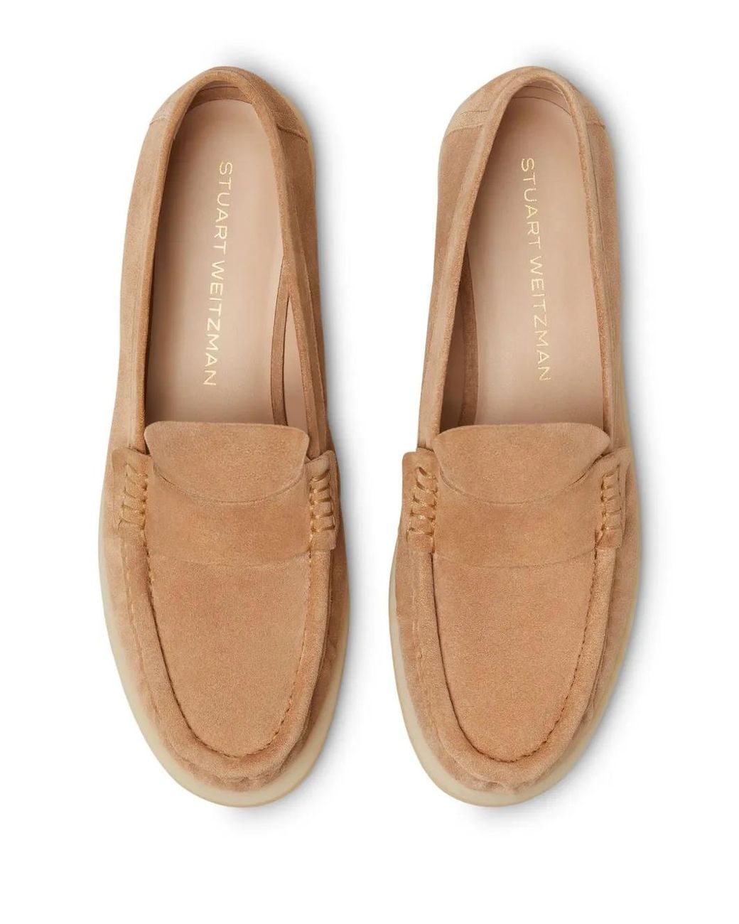 Stuart Weitzman Natural Blake Loafers