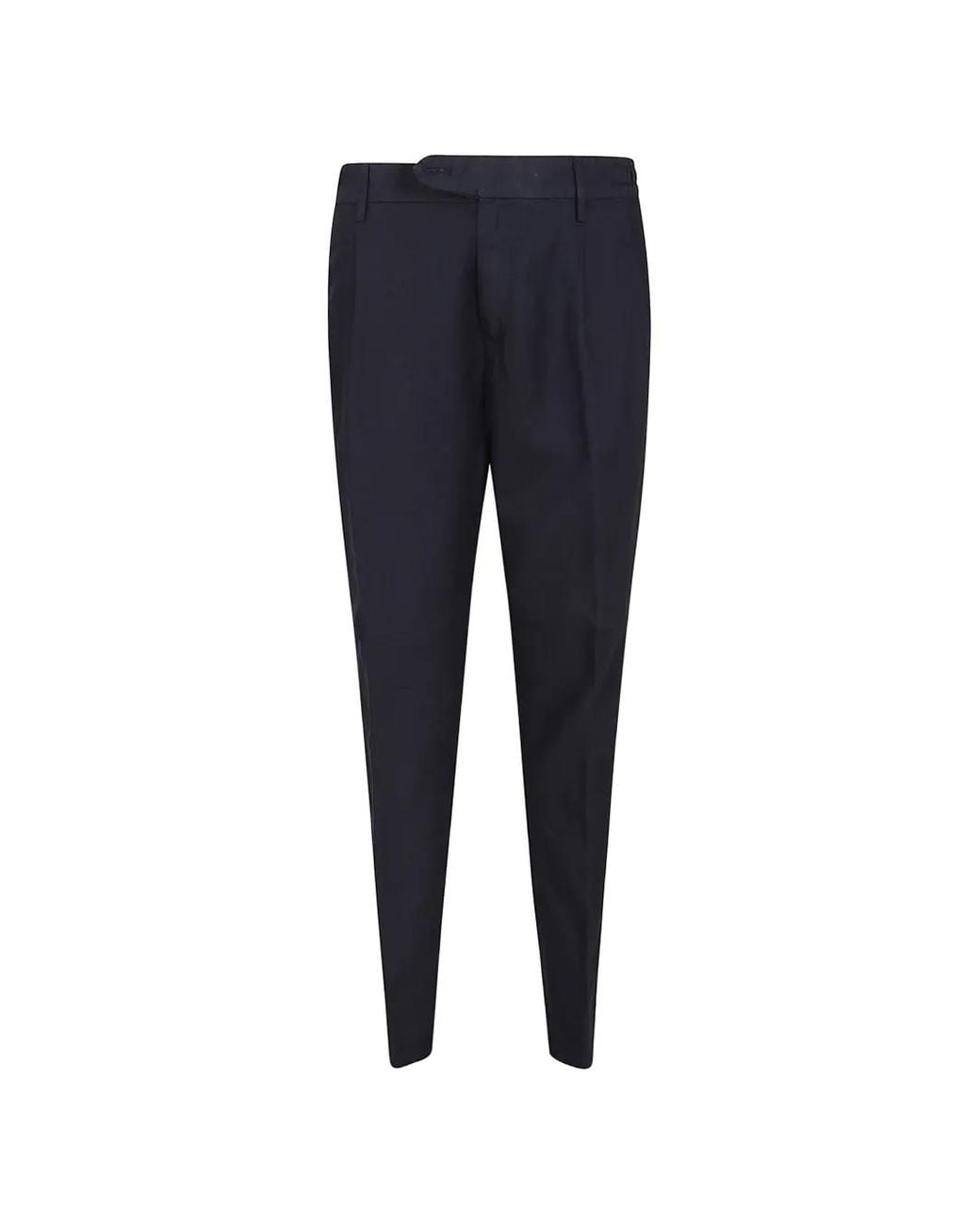 Eleventy Blue Buttoned Trousers for men