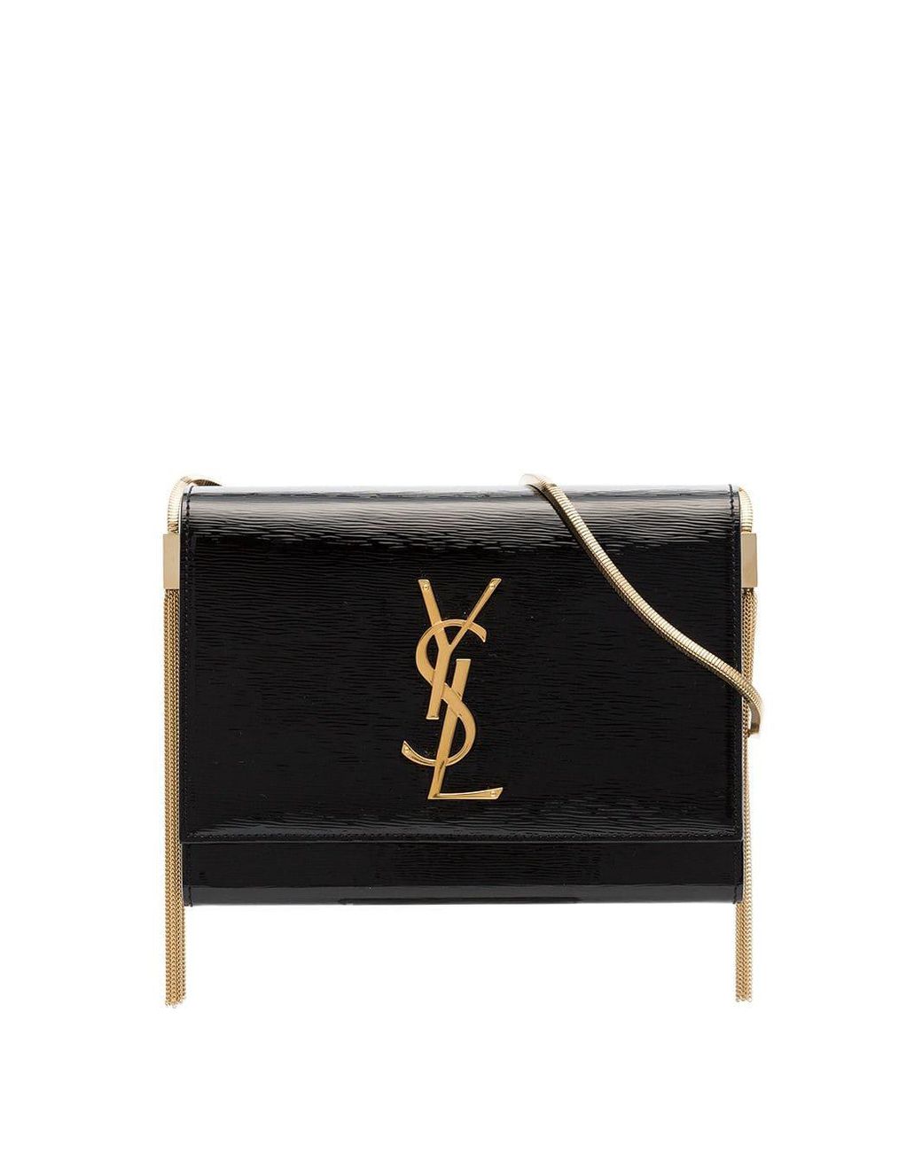 Saint Laurent Kate Box Shoulder Bag in Black | Lyst