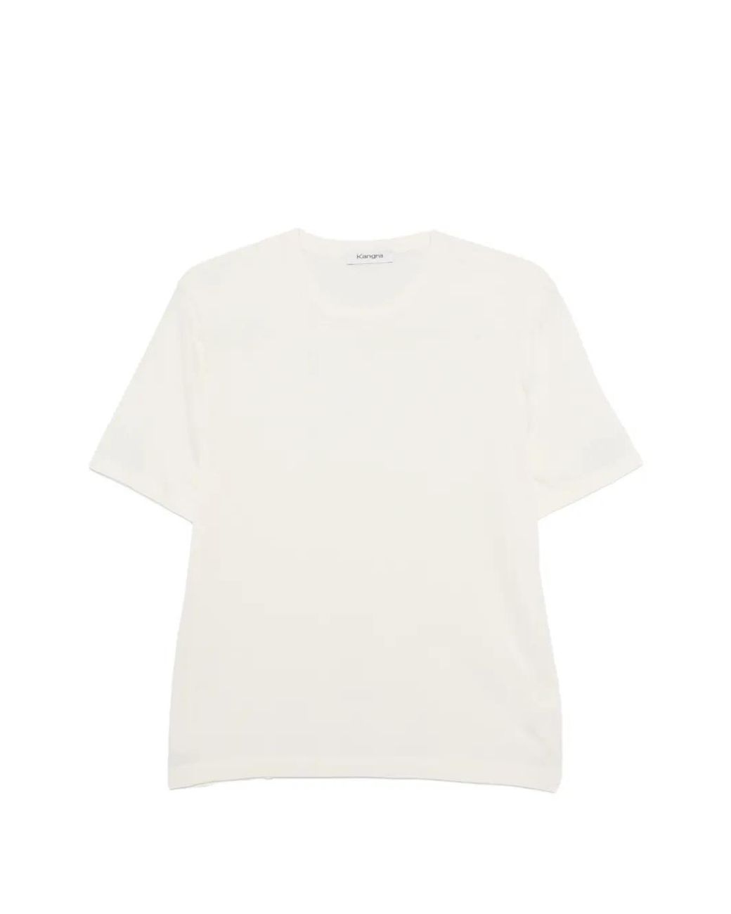 Kangra White Crew-Neck T-Shirt for men