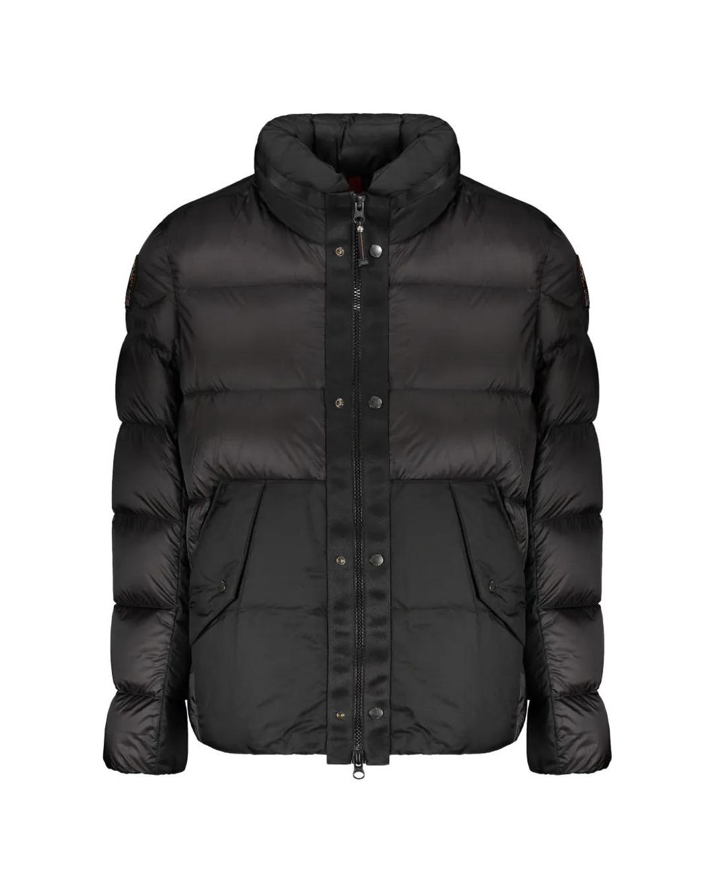 Parajumpers Black Golburn Padded Down Jacket for men