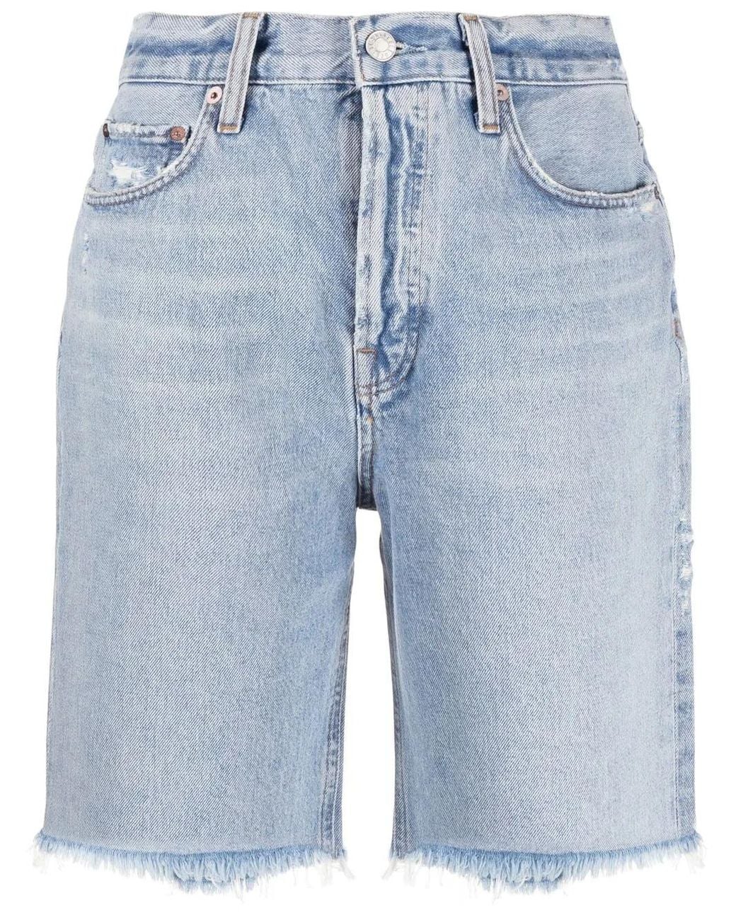Agolde Blue Shorts Denim