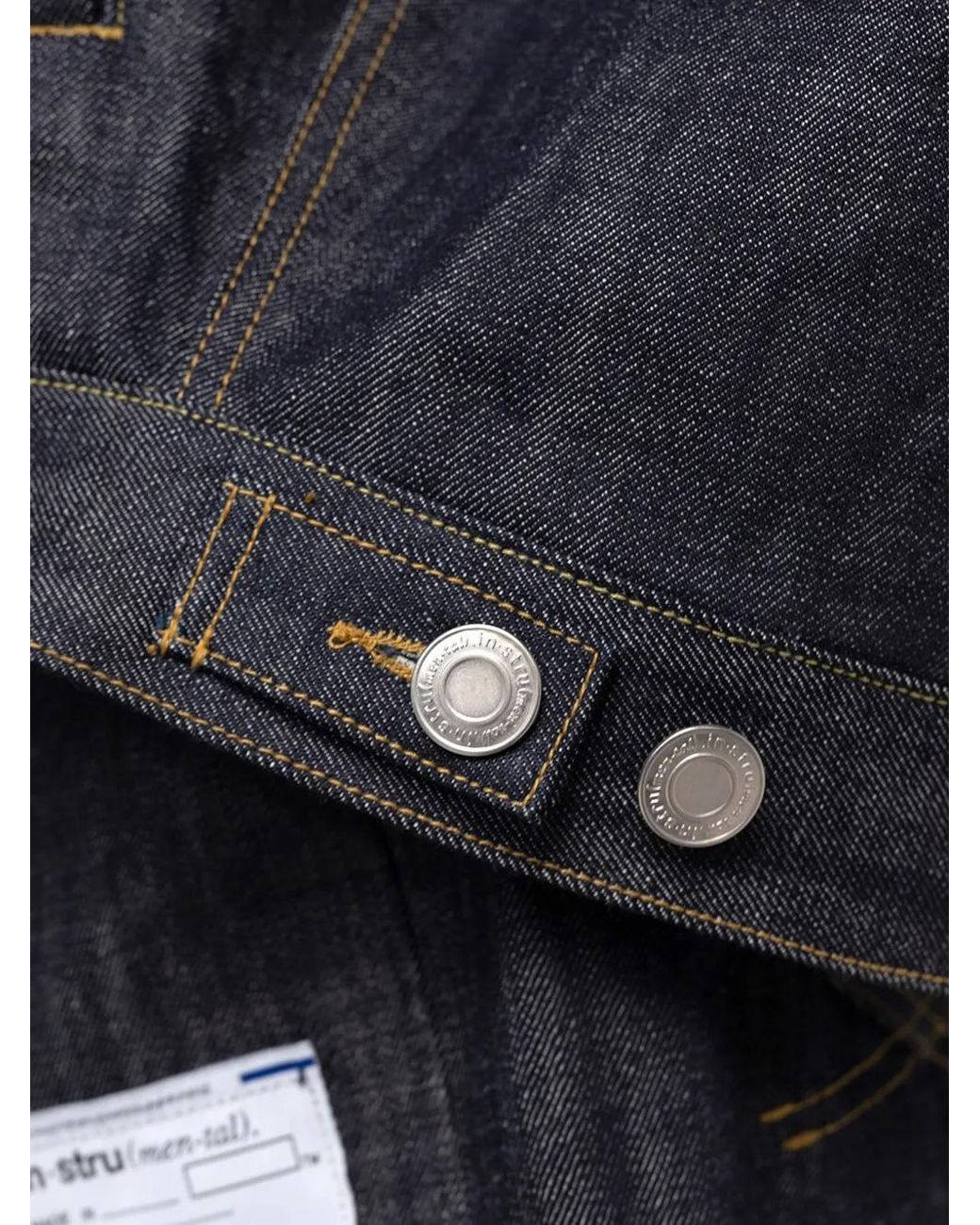 in・stru(men-tal) Blue Selvage Denim Jacket for men