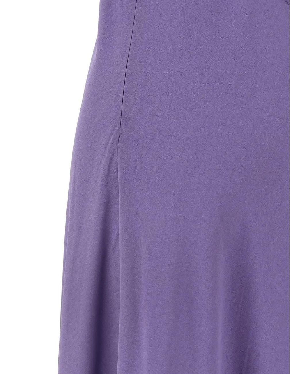 Twinset Purple Long Dress