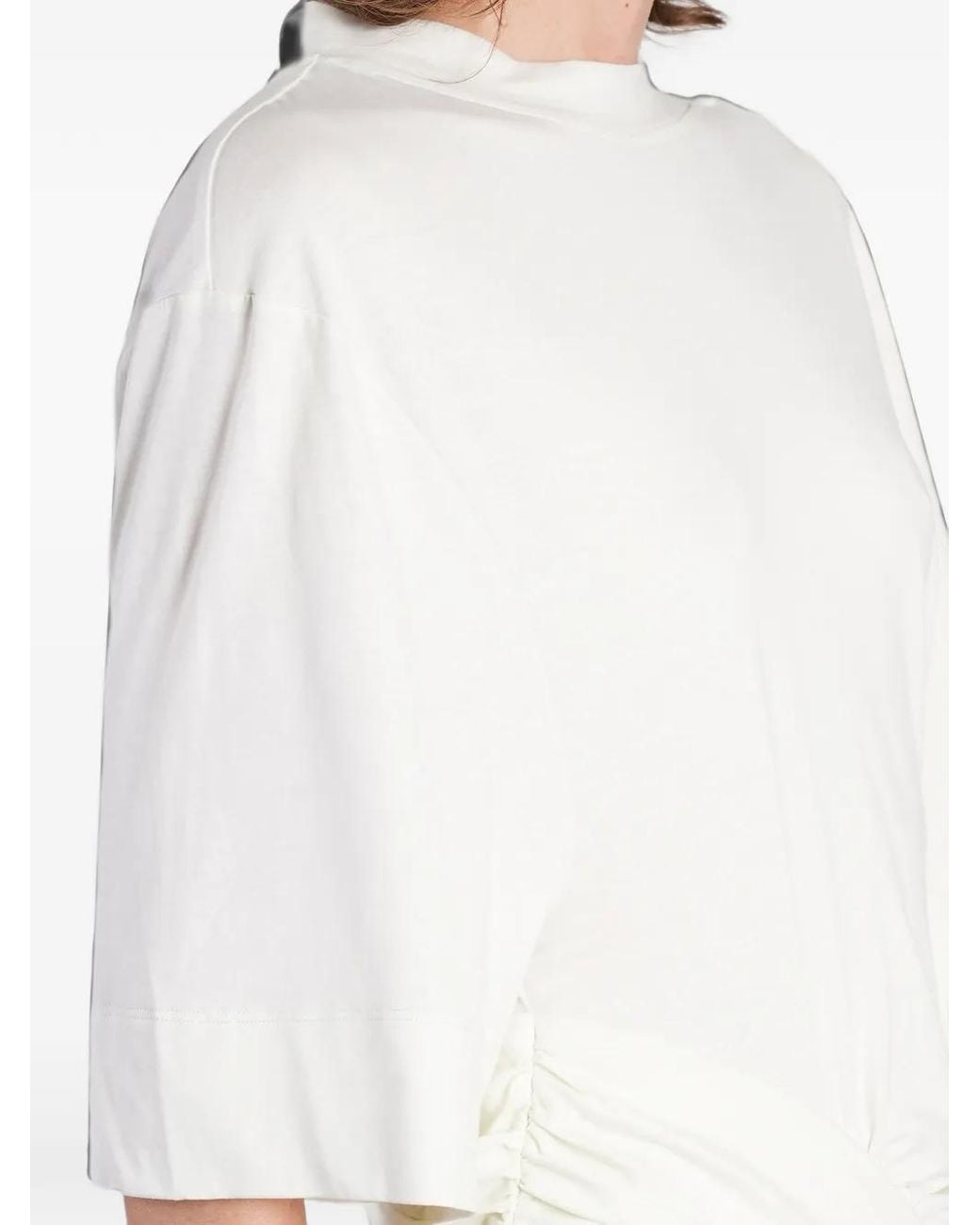Christopher Esber White Twist-Detail T-Shirt