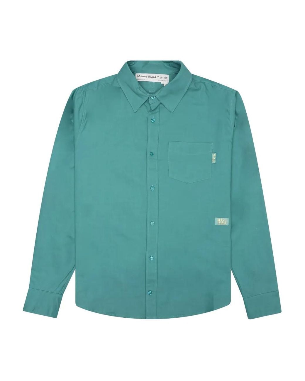 Advisory Board Crystals Green Patch-Embroidered Pocket Shirt for men