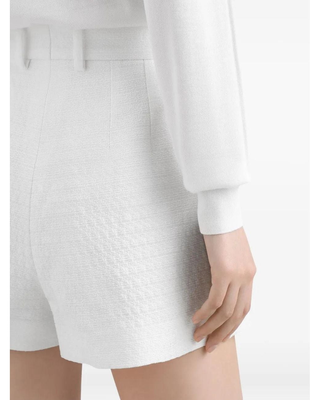 Dolce & Gabbana White Tailored Shorts