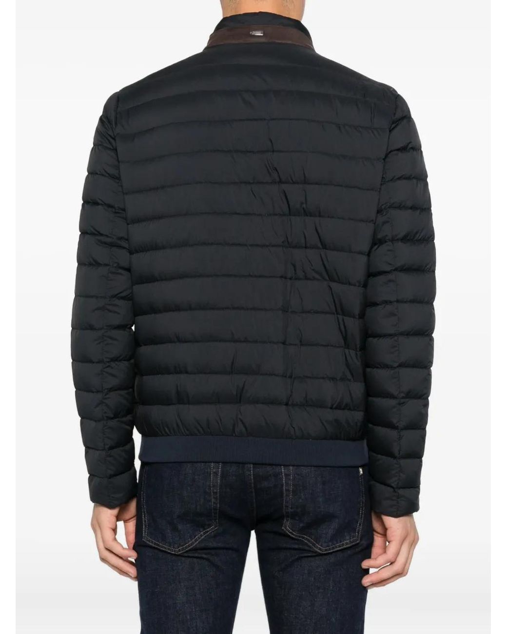 Giacca Trapuntata di Herno in Black da Uomo
