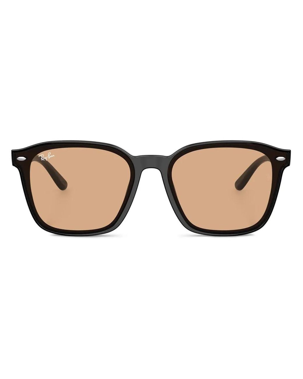 Ray-Ban Brown Square-Frame Sunglasses