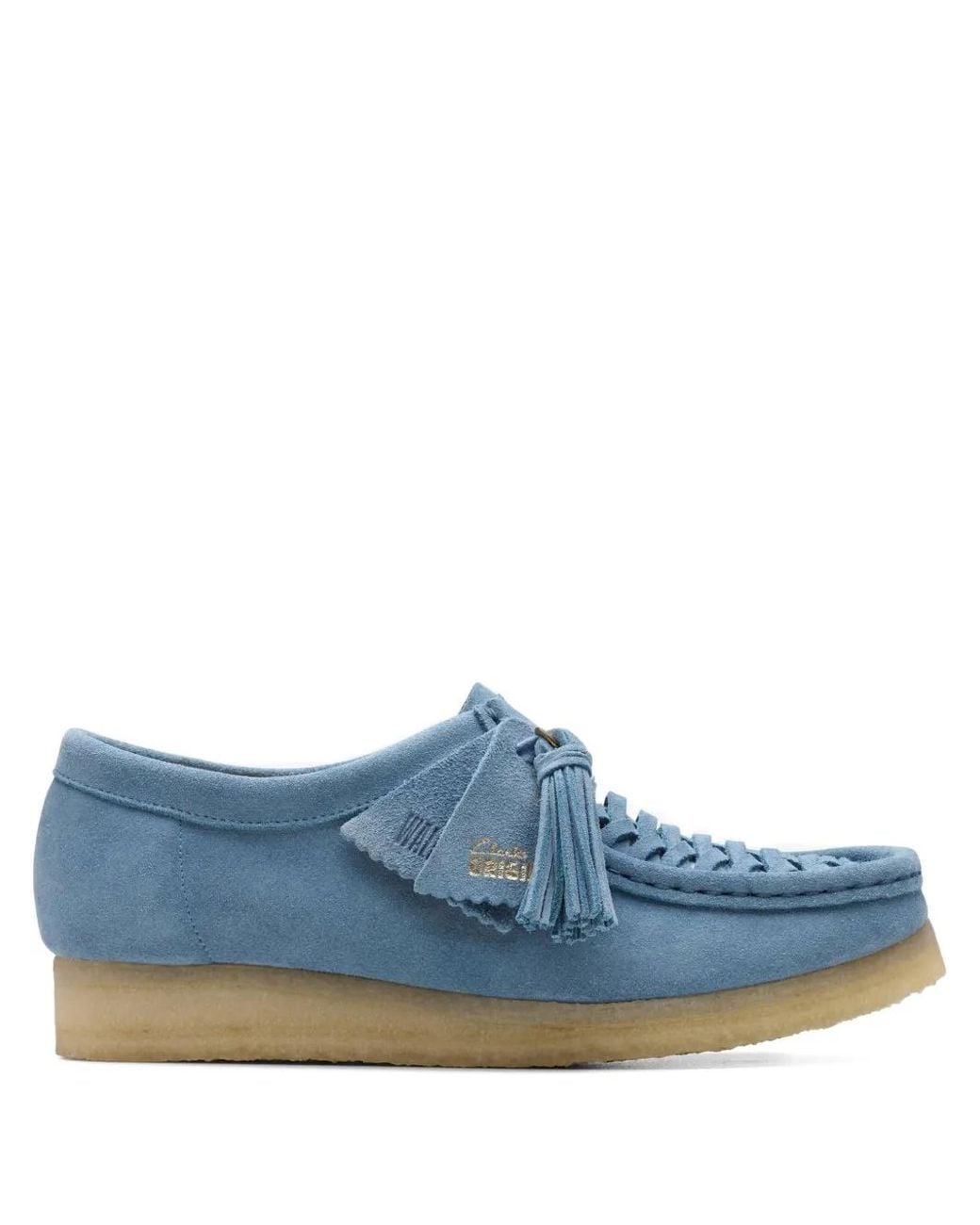 Derbies Wallabee Weave Clarks en coloris Blue