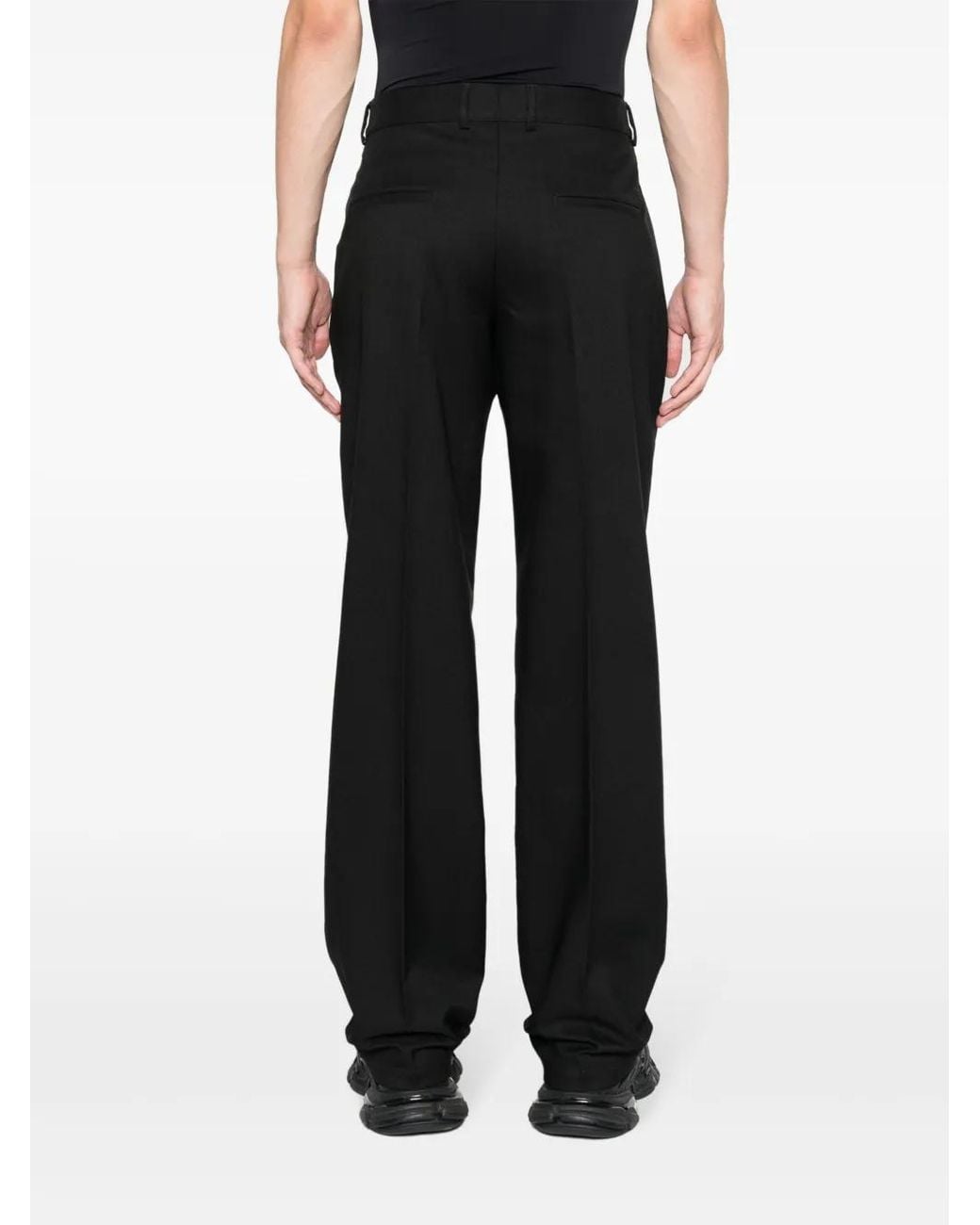 Off-White c/o Virgil Abloh Gerade High-Waist-Hose in Black für Herren