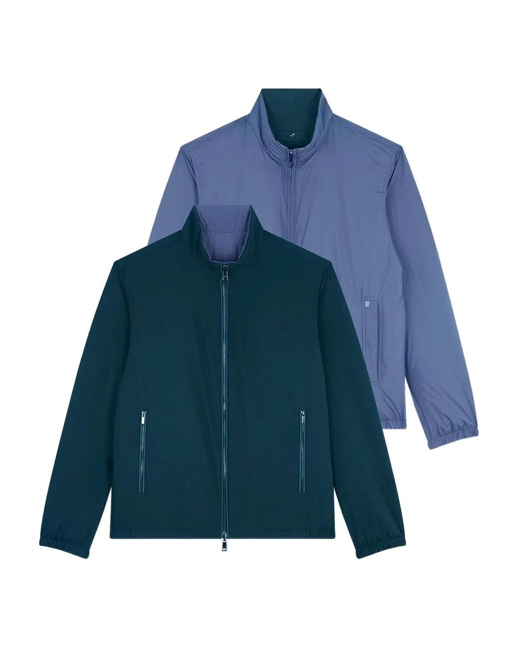 Paul & Shark Blue Reversible Jacket for men