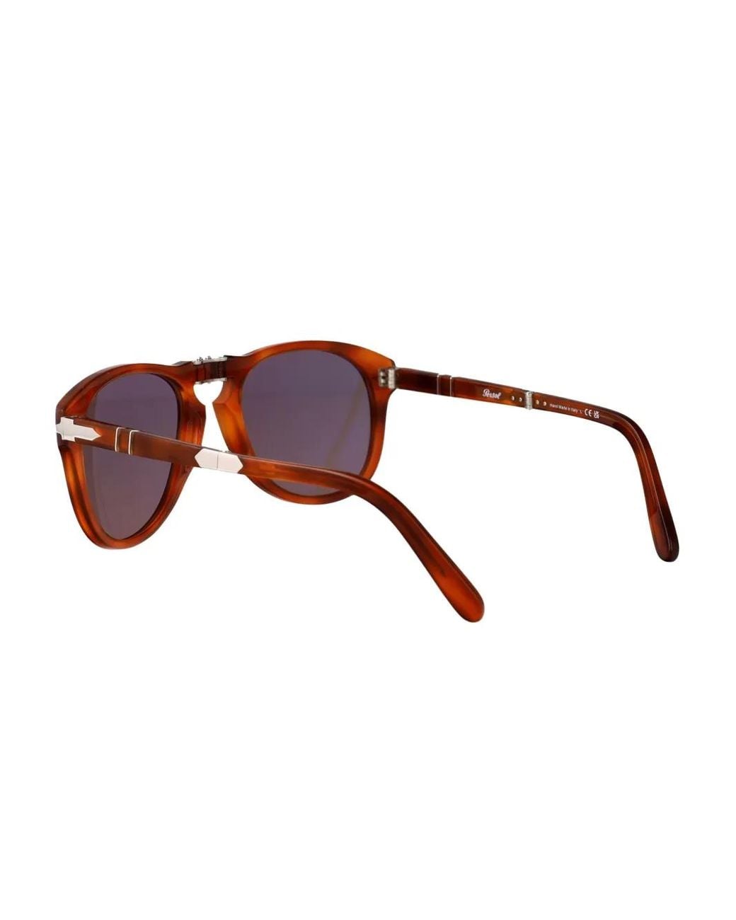 Persol Brown Folding Sunglasses for men