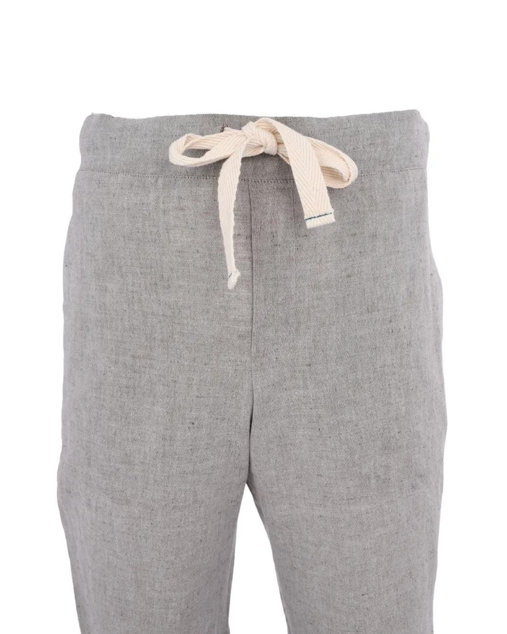 Marane Gray Drawstring-Fastening Trousers for men