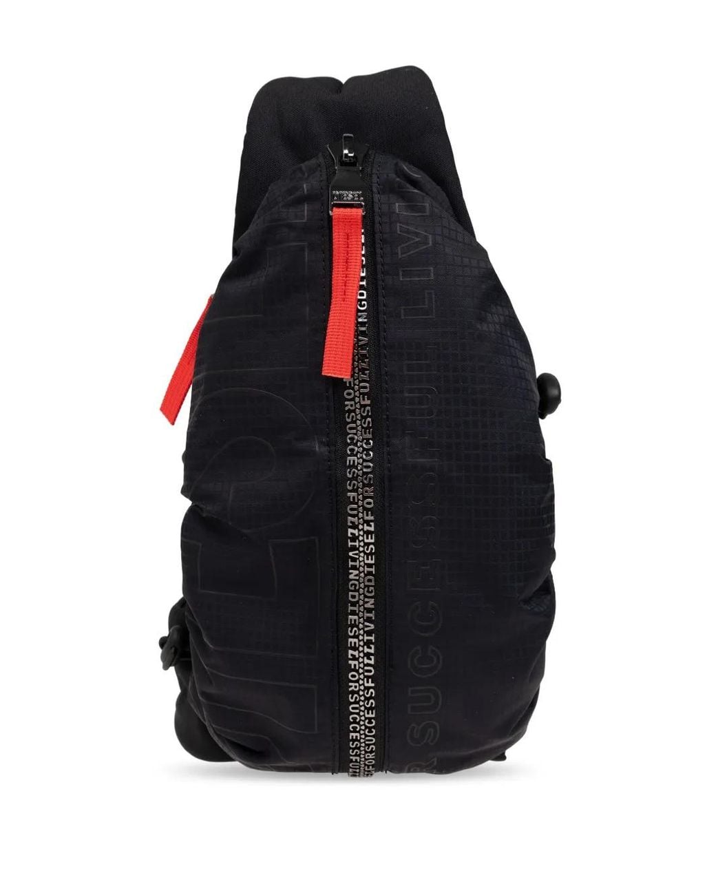 Borsa A Spalla Zip-D Ripstop di DIESEL in Blue