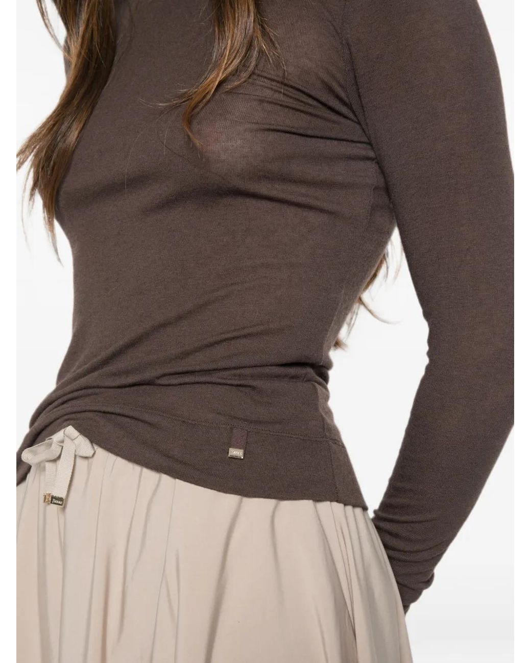 Pull À Col Roulé Herno en coloris Brown