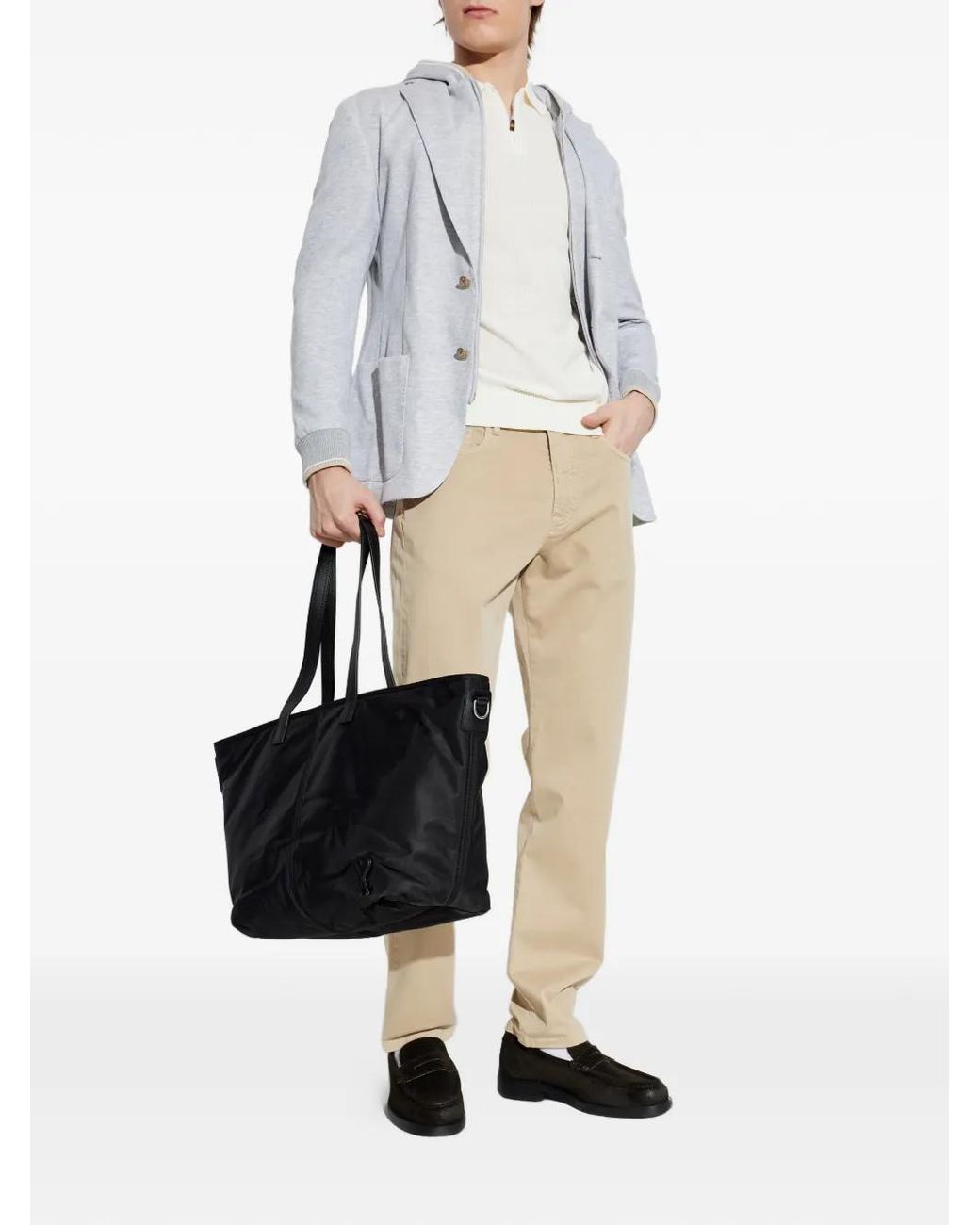 Paul Smith Natural Logo-Patch Trousers for men
