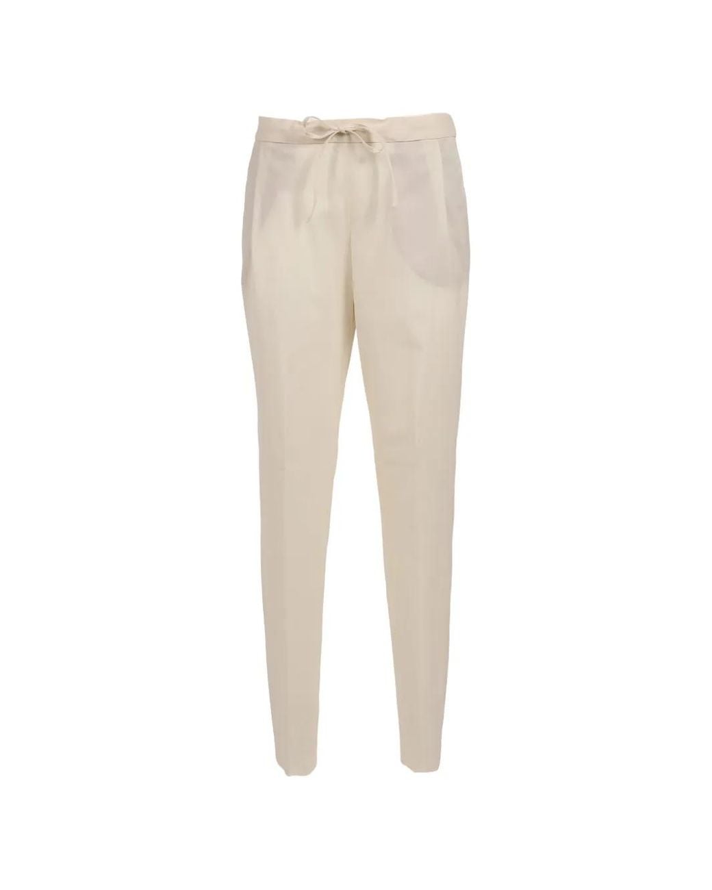 Fabiana Filippi Natural Wool Blend Trousers