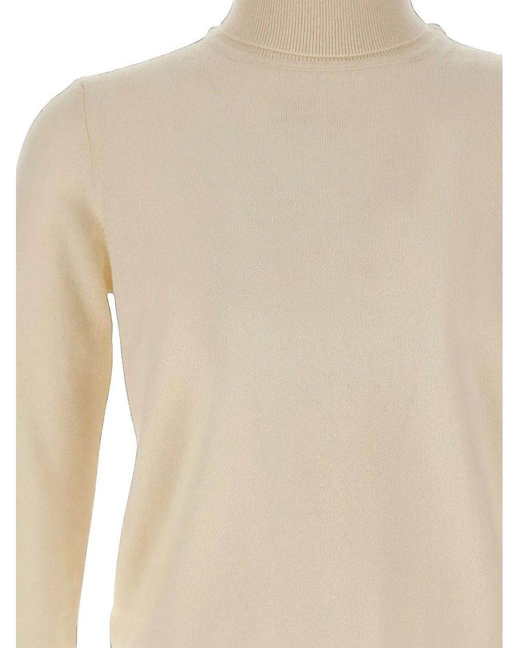 Kangra White Turtleneck Knit for men