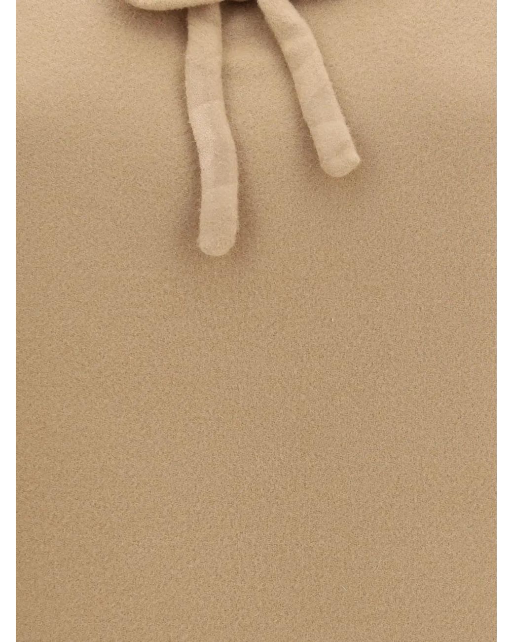 Miu Miu Natural Waxed Double Wool Dress