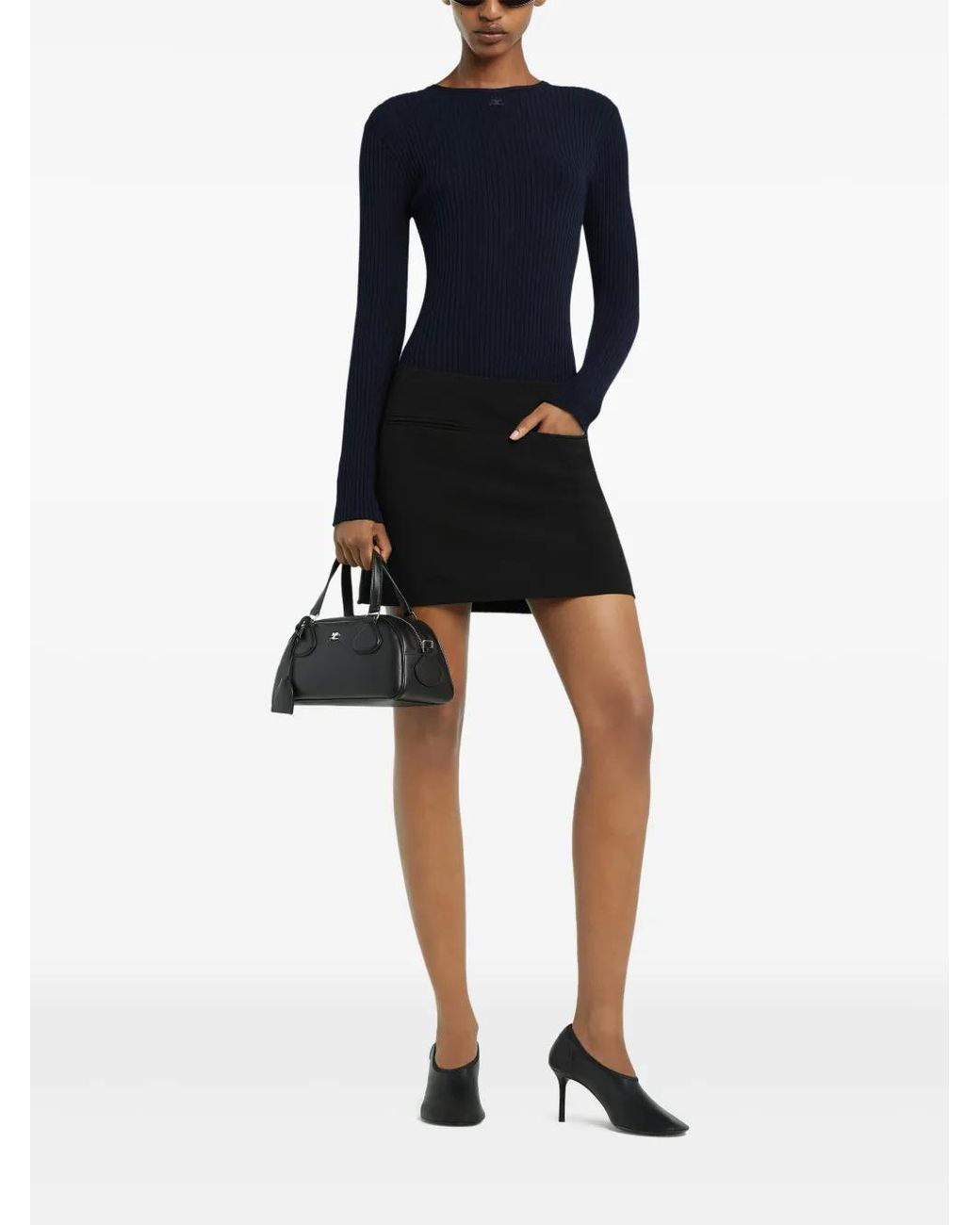 Courreges Black Skirts