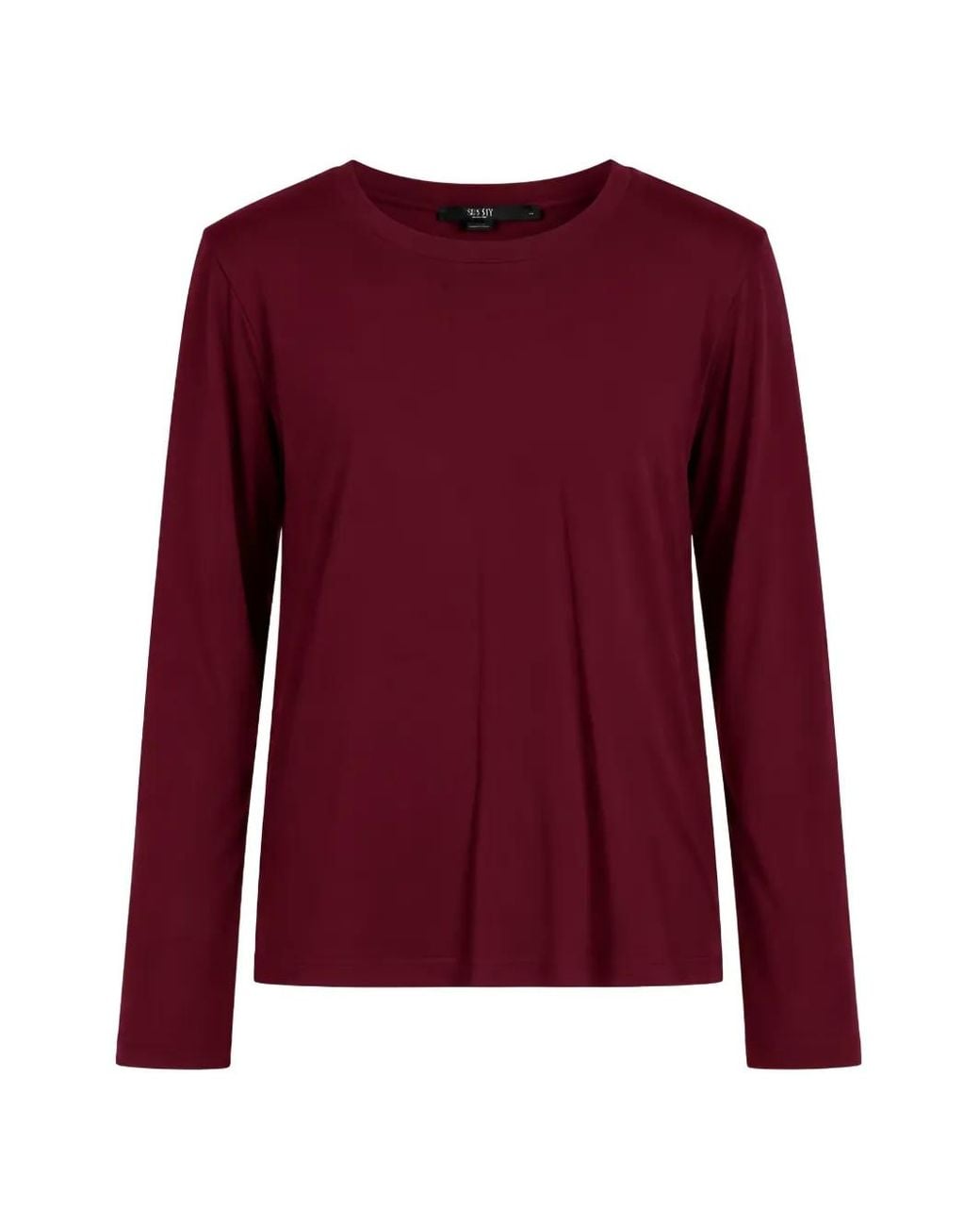 Seventy Red Long-Sleeve Crew-Neck T-Shirt