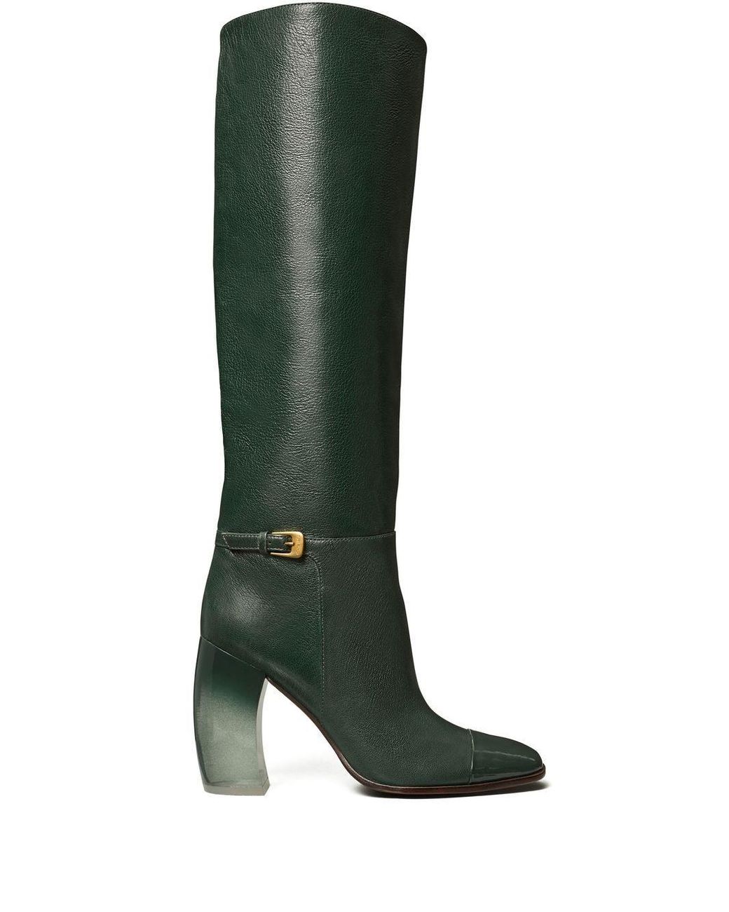 Bottes boucle 100 mm Tory Burch en coloris Vert Lyst