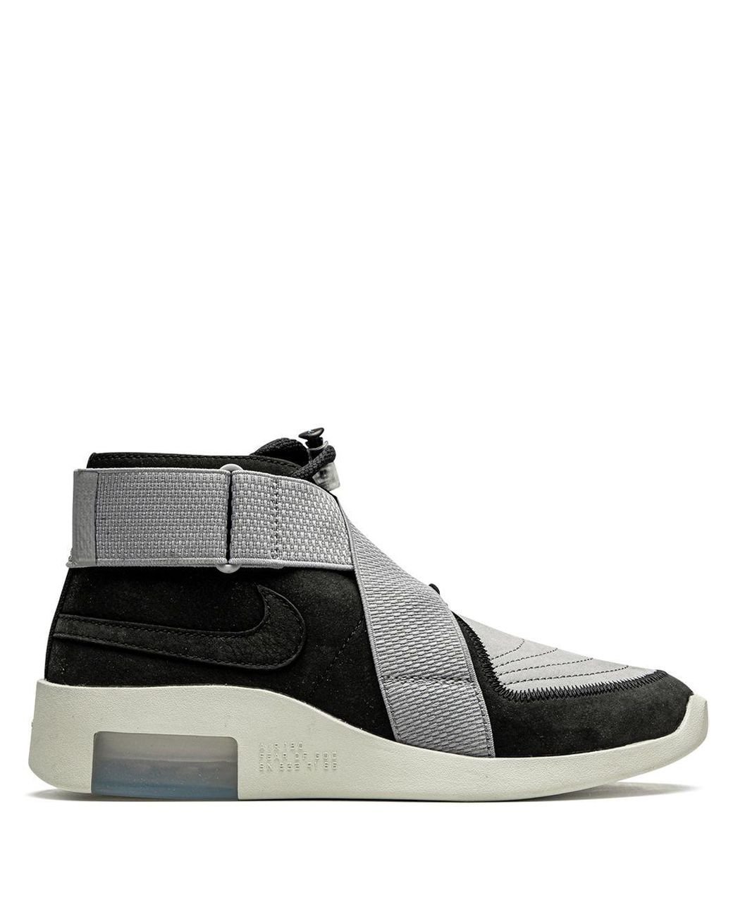Nike Rubber Air Fear Of God Raid Sneakers in Black for Men - Lyst