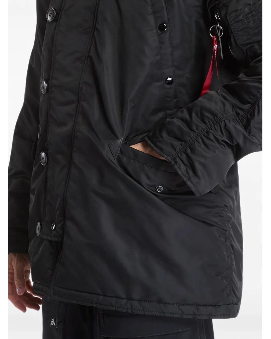 Alpha Industries Black N-3B Heritage Parka for men