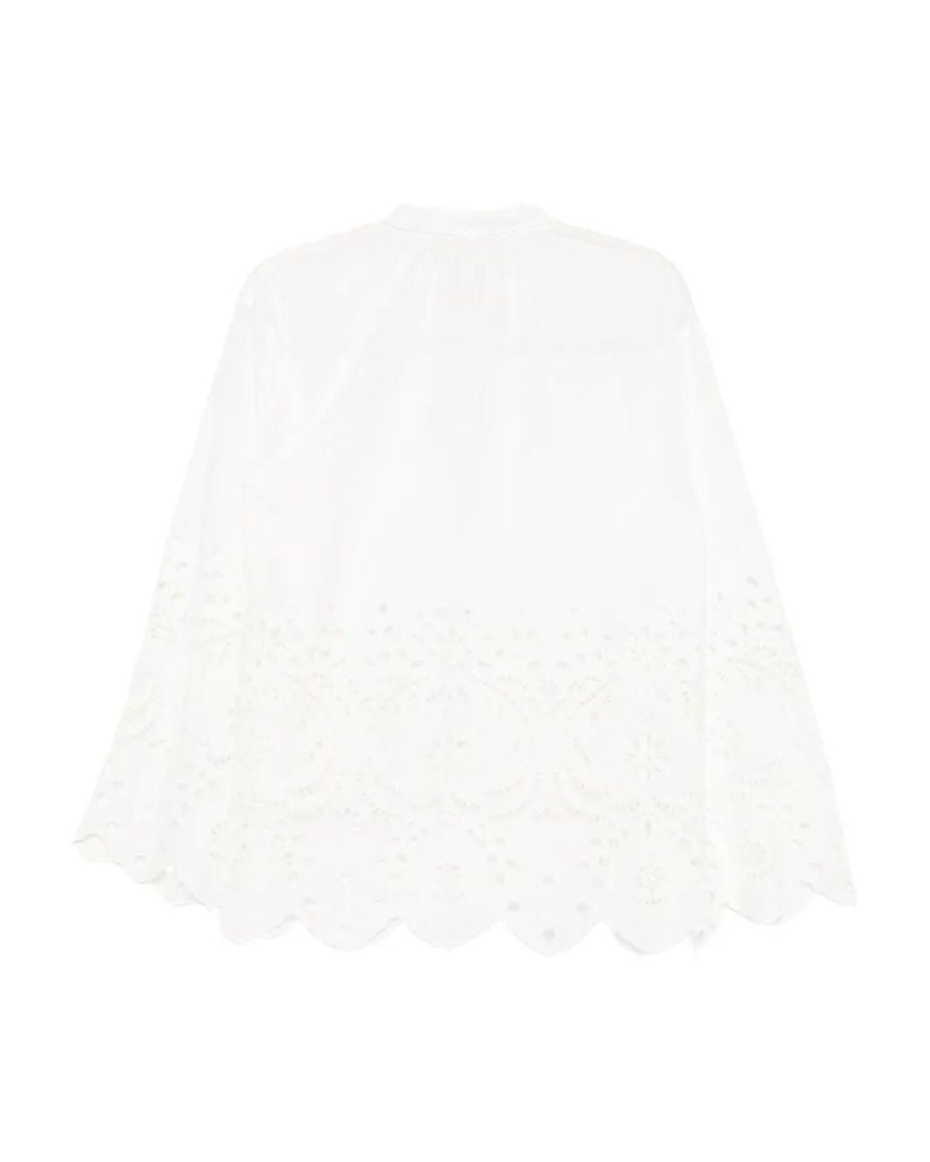 Bambah White Eyelet Blouse