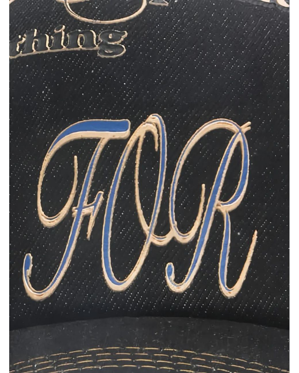 JUNGLES Black Graphic-Print Cap for men