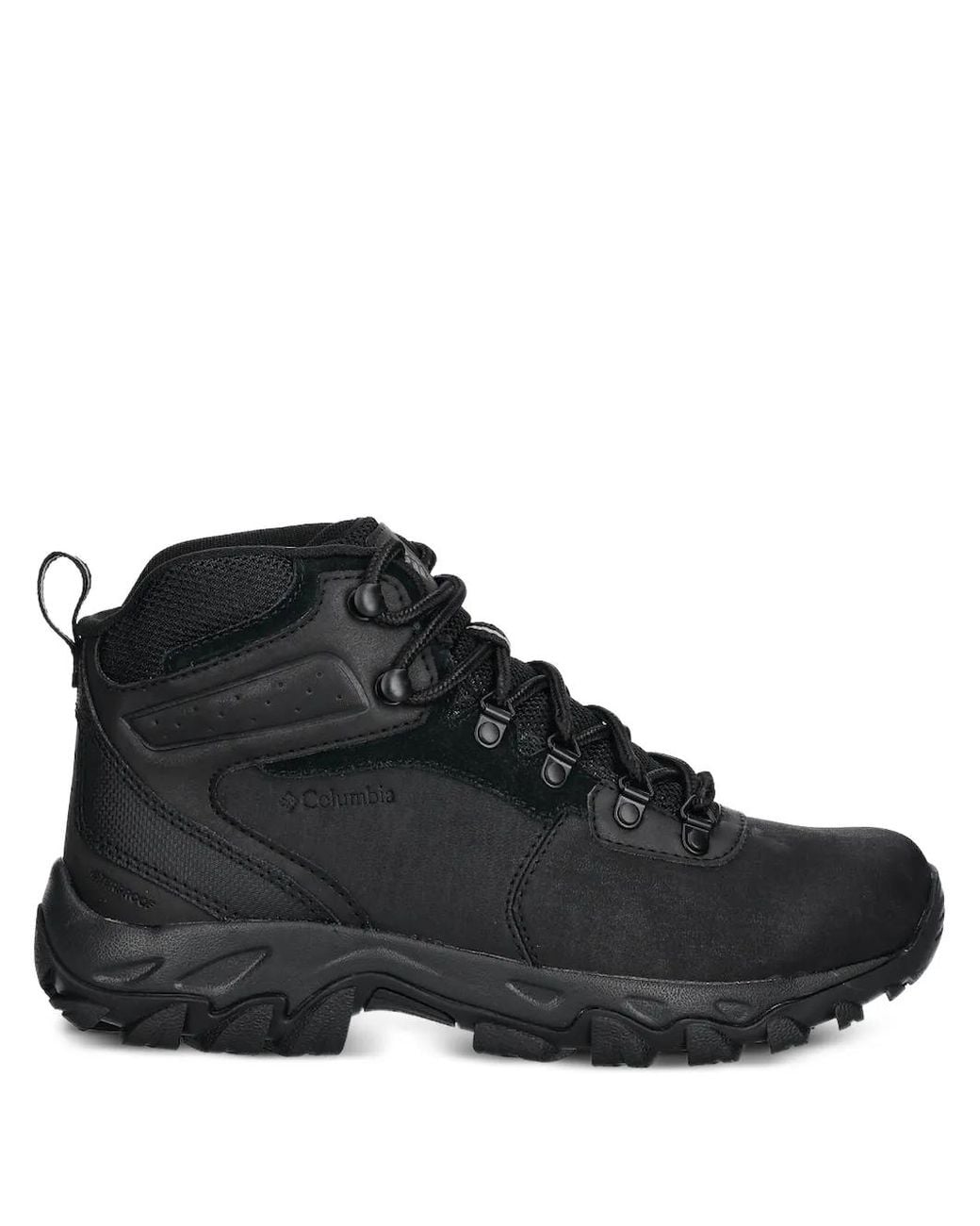 Columbia Black Newton Ridge Plus Ii Lace-Up Hiking Boots for men