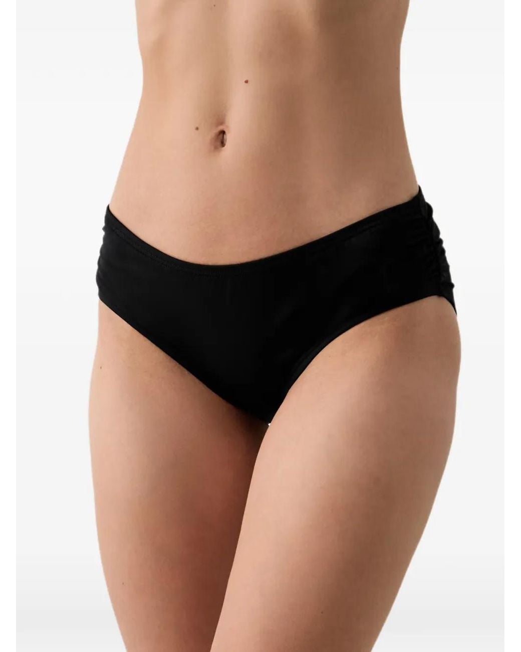 MICHAEL Michael Kors Black Logo-Ring Halterneck Bikini