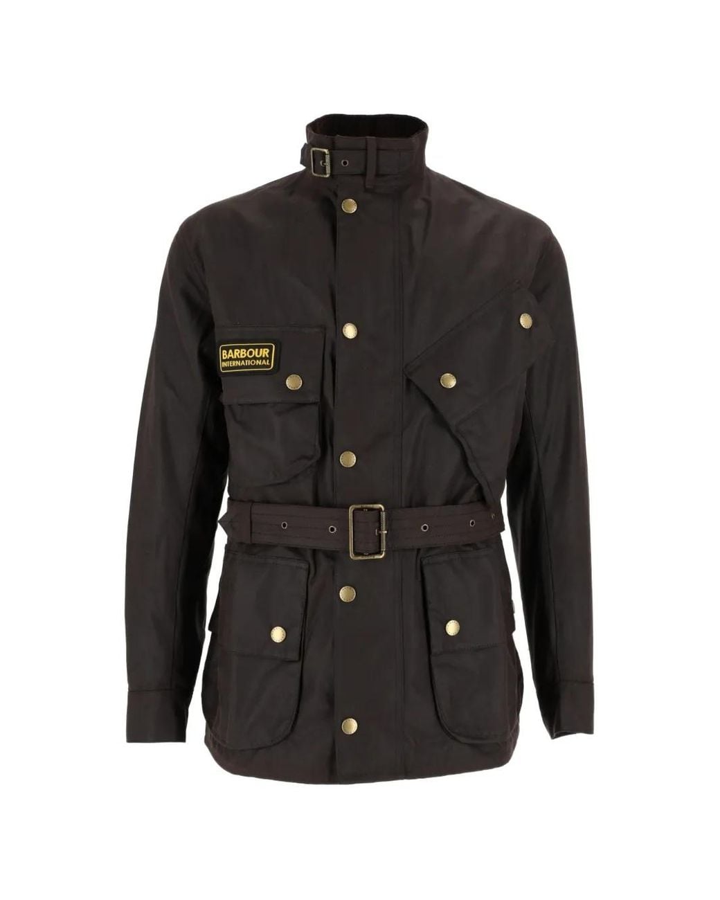 Barbour Black International Original Waxed Jacket for men