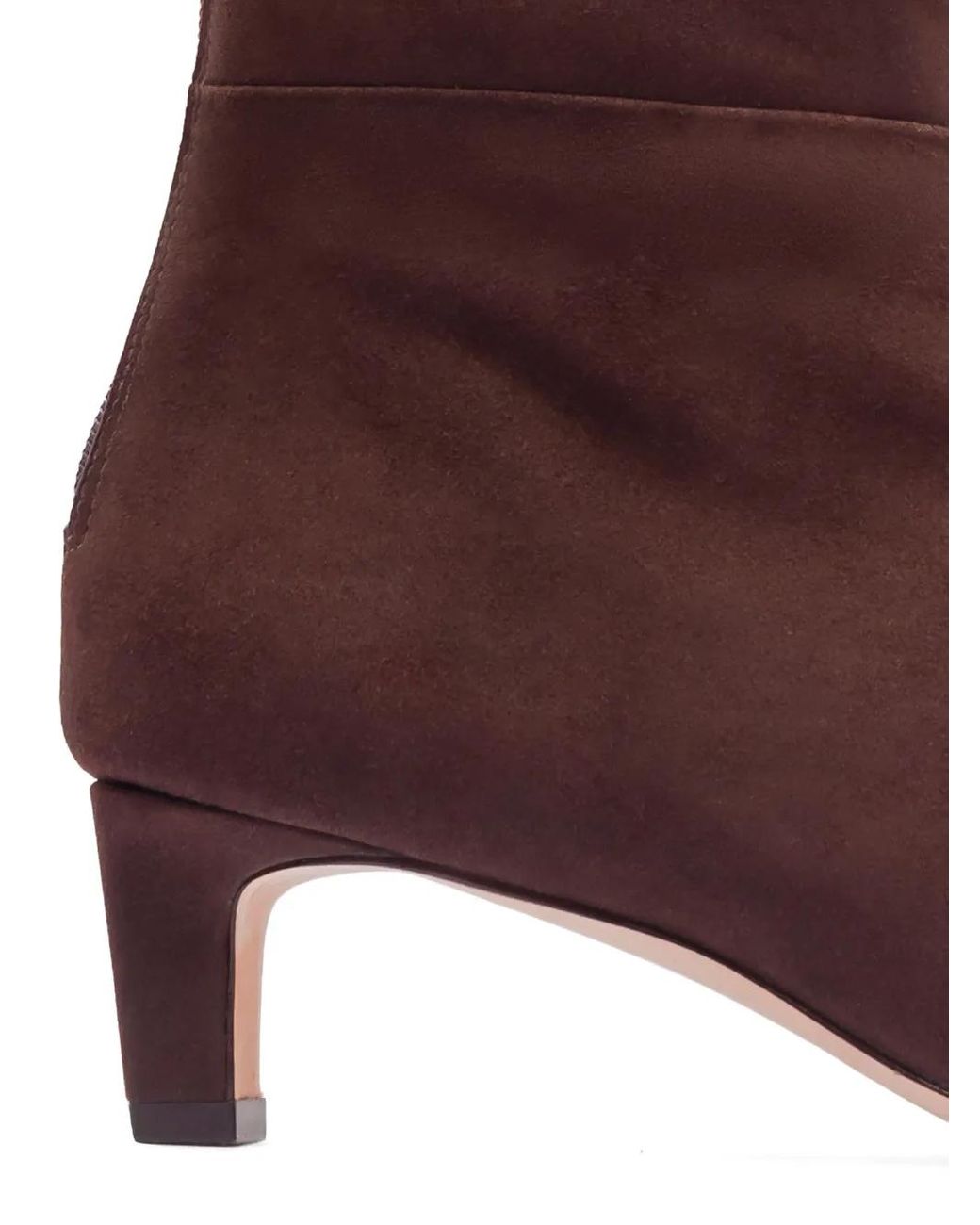 Bernardo Brown 50Mm Zip-Detail Suede Boots