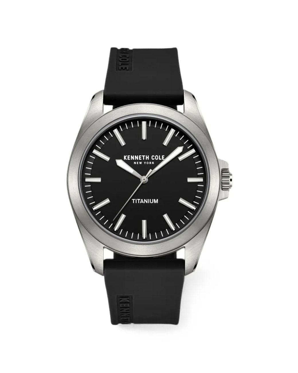 Kenneth Cole Black Montre Titanium Mm for men