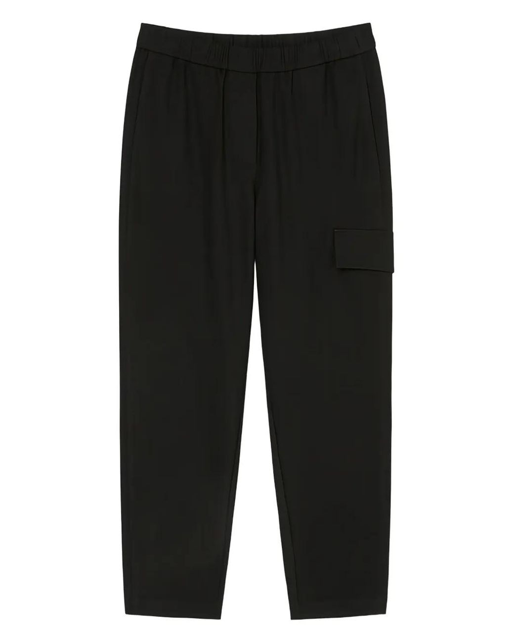 Marc O' Polo Black Elasticated-Waist Trousers