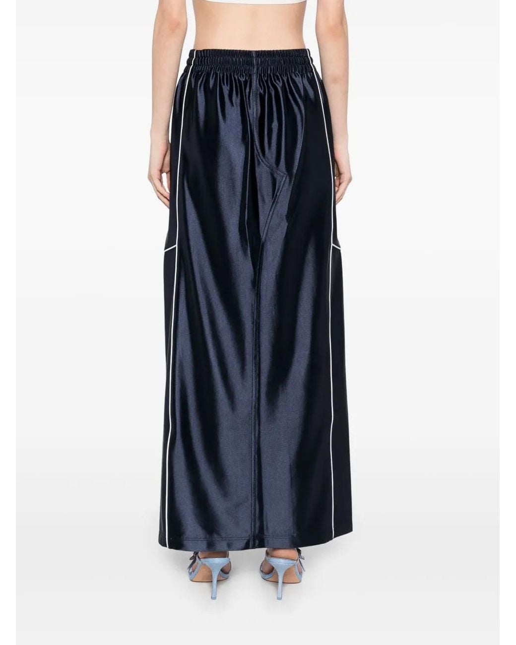 Alexander Wang Blue Skirt With Logo