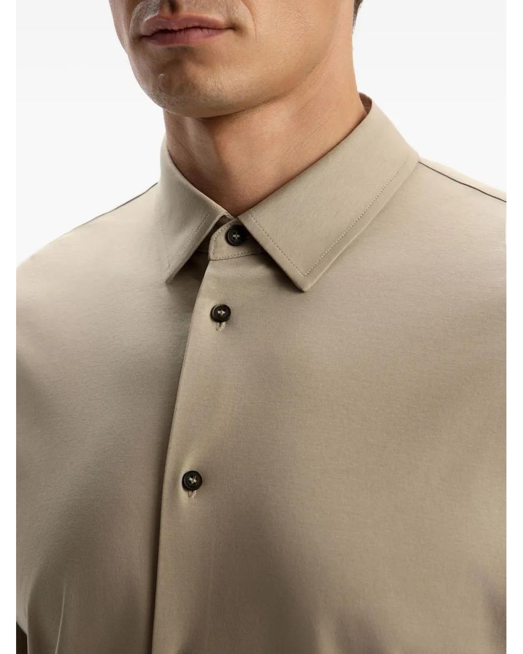 12 STOREEZ Natural Cotton Button-Down Shirt for men