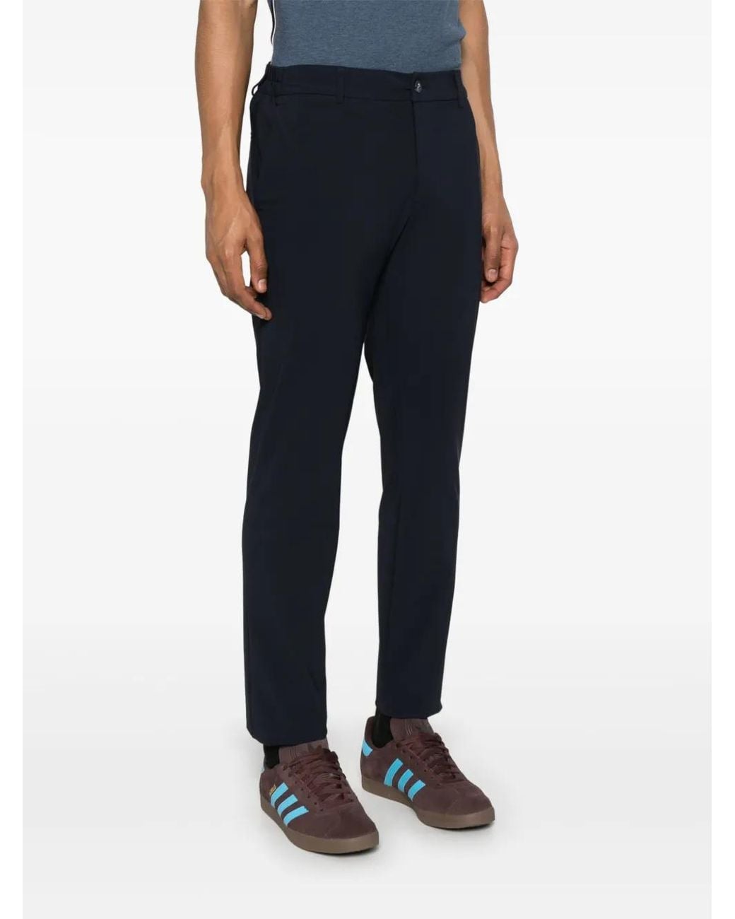 Eraldo Blue Tailored Trousers for men