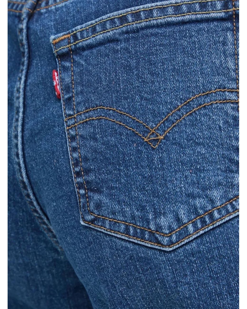 Levi's Blue 724 Jeans Mit Logo-Patch