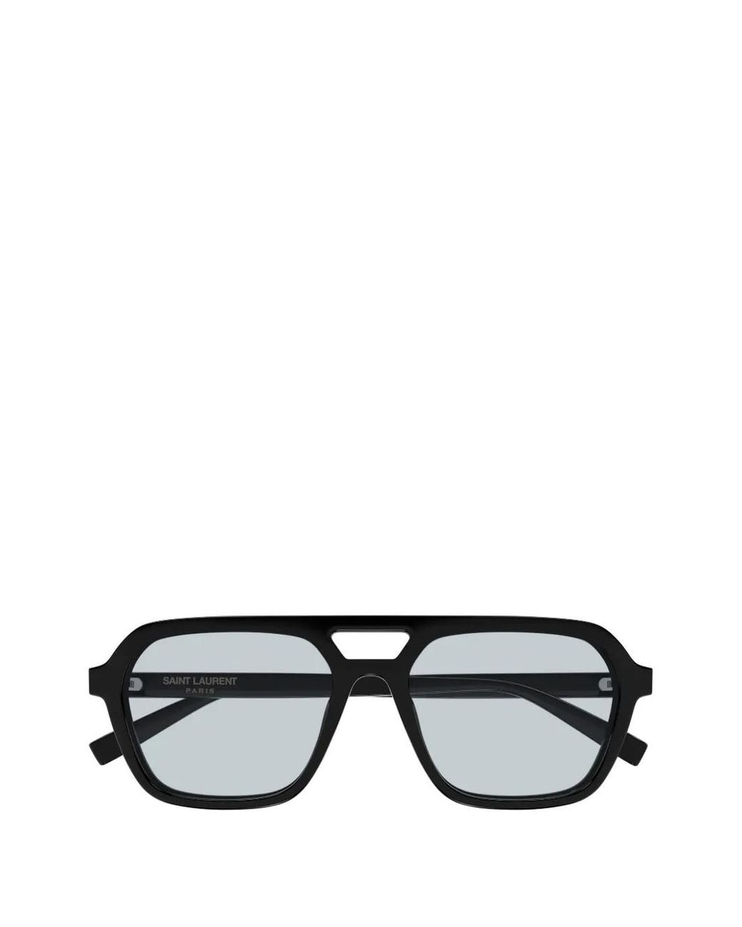Saint Laurent Black Pilot-Frame Sunglasses for men